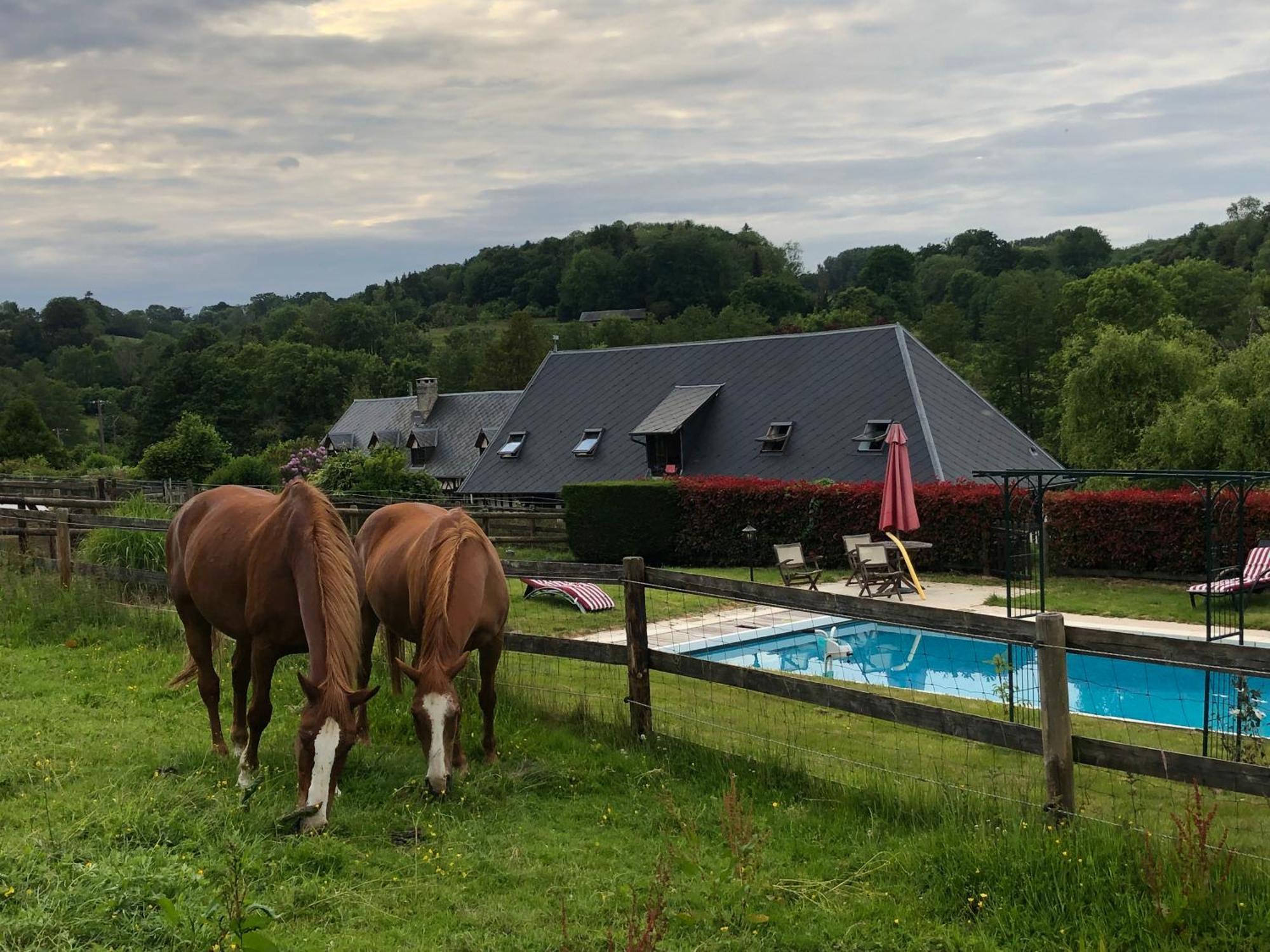 Manerbe Le Champ Des Possibles Bed & Breakfast エクステリア 写真